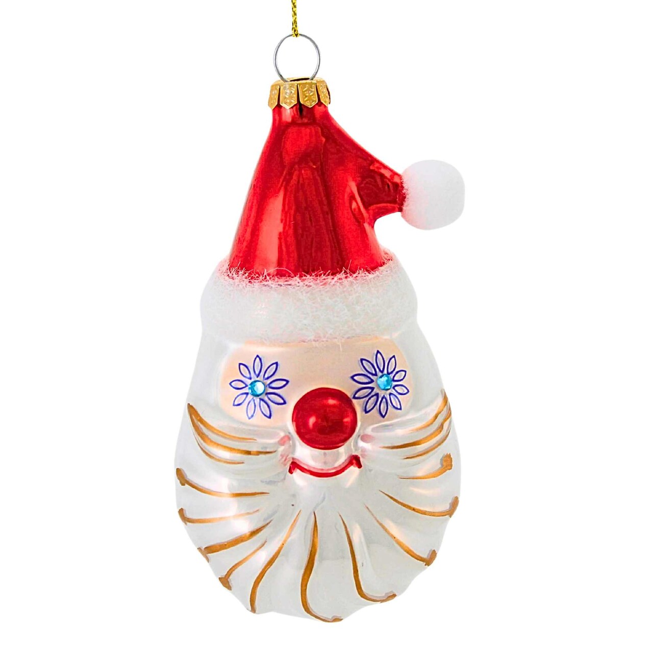 Cody Foster 4.0 Inch Vintage Retro Santa Christmas Tree Ornament , Christmas Decor Vintage Retro